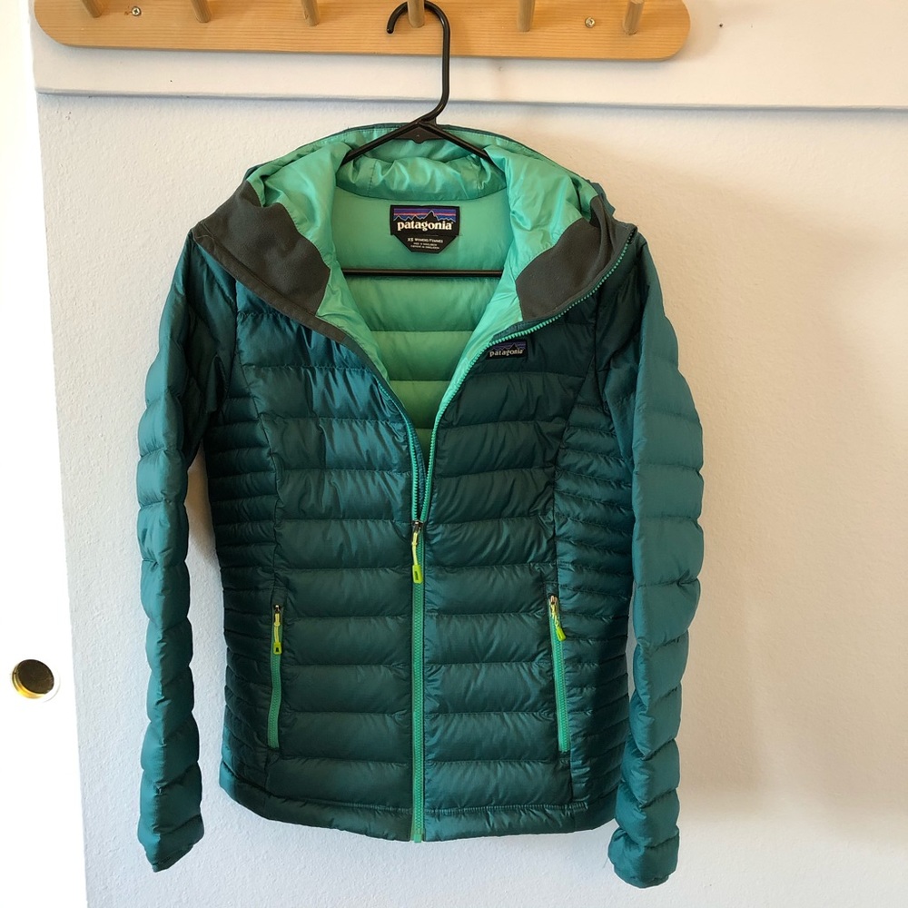 Patagonia Down Sweater Jacket xs Green puffer